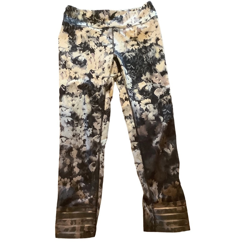 FP Movement by Free People Black & White Tie-Dye High-Rise Leggings